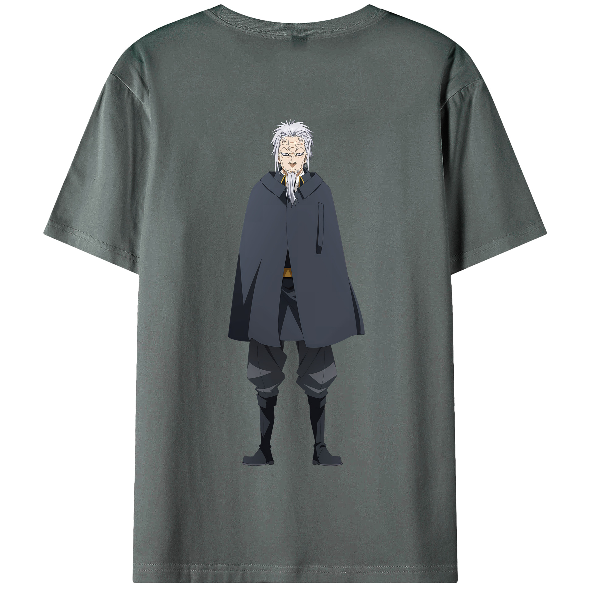 （画像用） 転スラ Regarding Reincarnated to Slime 綿100％半袖Tシャツ（背面プリント）